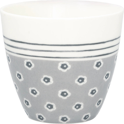 Greengate latte cup malia - latte, grey