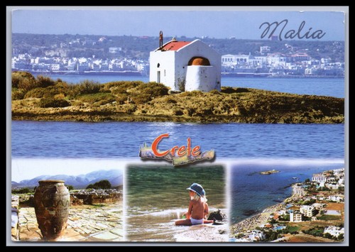 Ansichtskarte kreta malia - ansichtskarte,